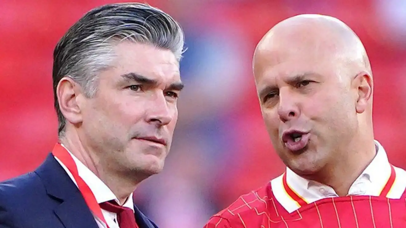 Liverpool sporting director Richard Hughes and head coach Arne SlotLiverpool sporting director Richard Hughes and head coach Arne Slot