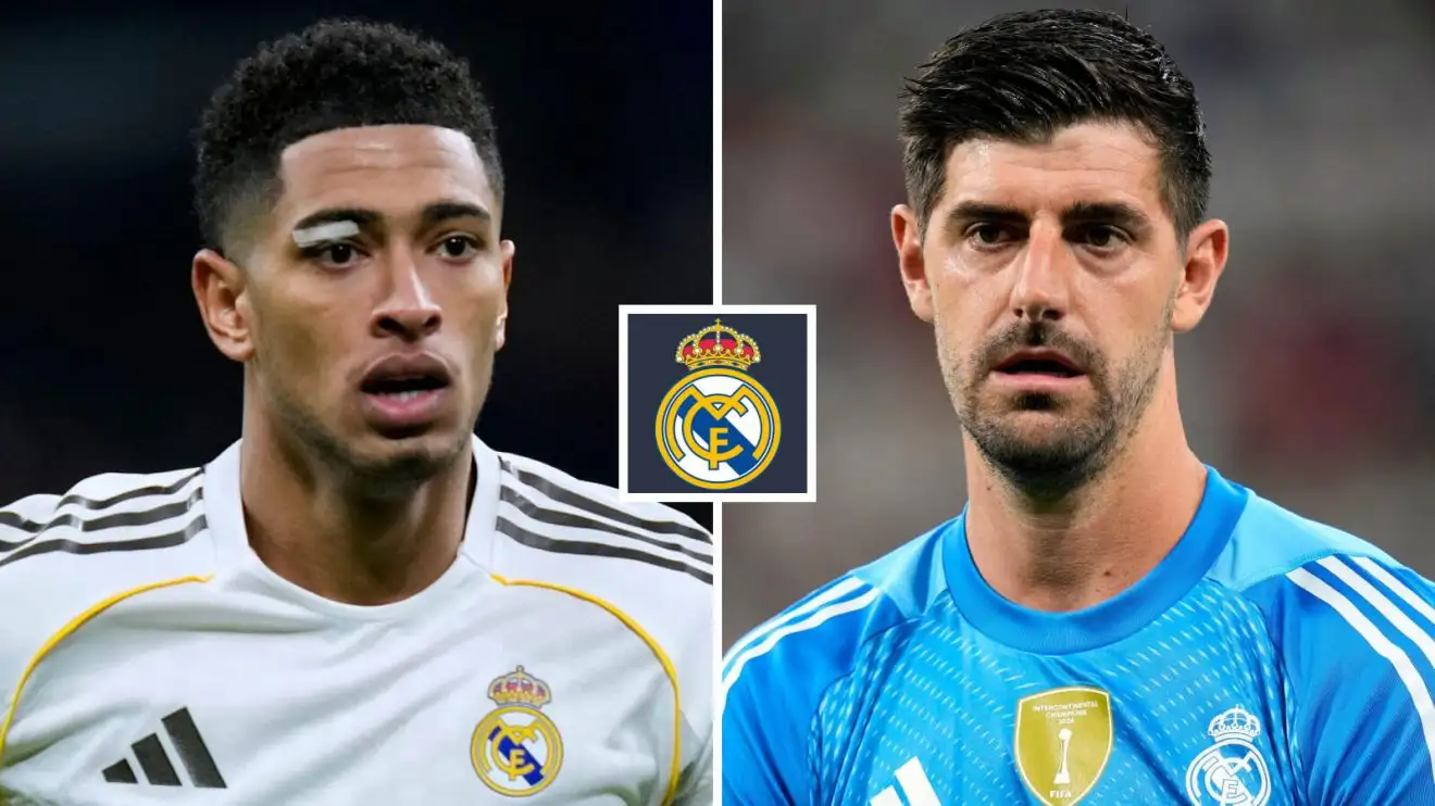 Courtois Bellingham Real Madrid