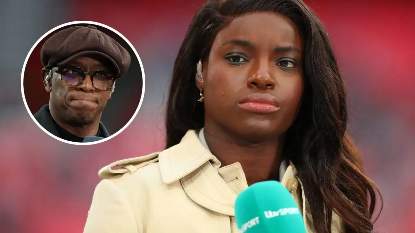 Eni Aluko and Ian Wright