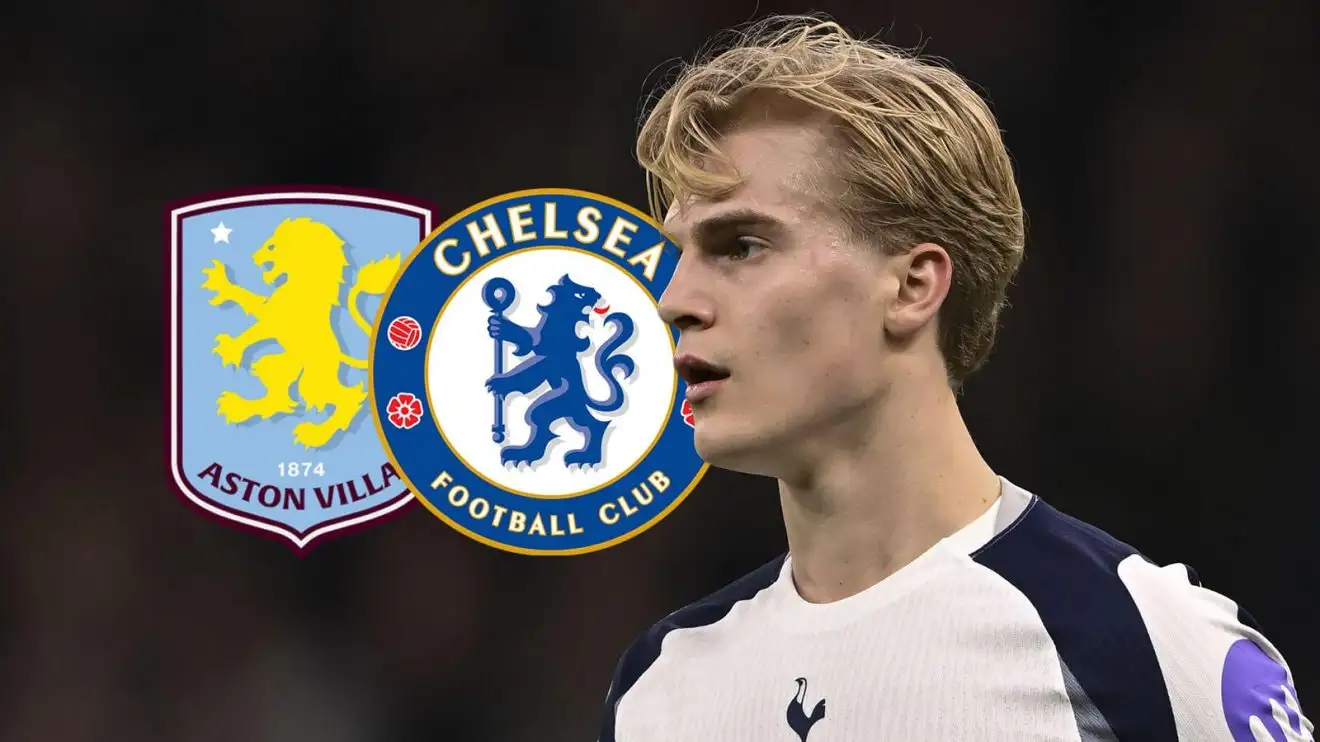 Tottenham midfielder Lucas Bergvall